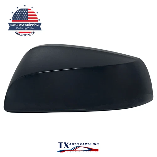 Driver Side Mirror Cover Cap For 2016-2023 TOYOTA TACOMA Black Adhesive Mount