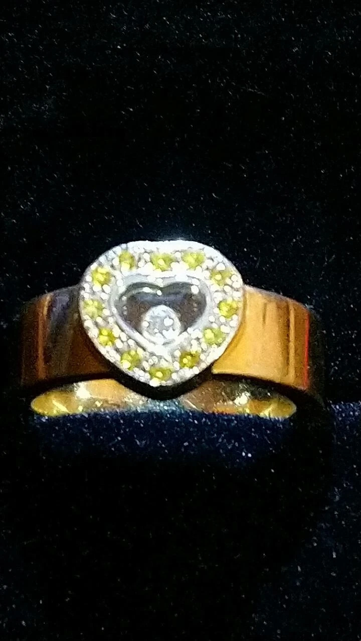 Chopard — Chopard Happy Diamond Heart Ring 18k Size 53/54 With Box And Proof Of Purchase 750 Gold