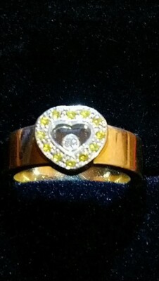 Chopard Happy Diamond Herz Ring 18k Größe 53/54 mit Box und Kaufbeleg 750er Gold