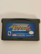 Mega Man Battle Network 4 Blue Moon (Nintendo Game Boy Advance) Authentic Cart