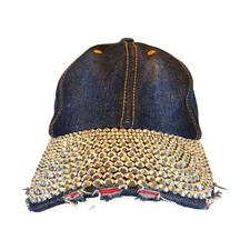 Woman's Baseball Cap Hat Strapback Adjustable Sequins Bling Pop Fun Bejeweled