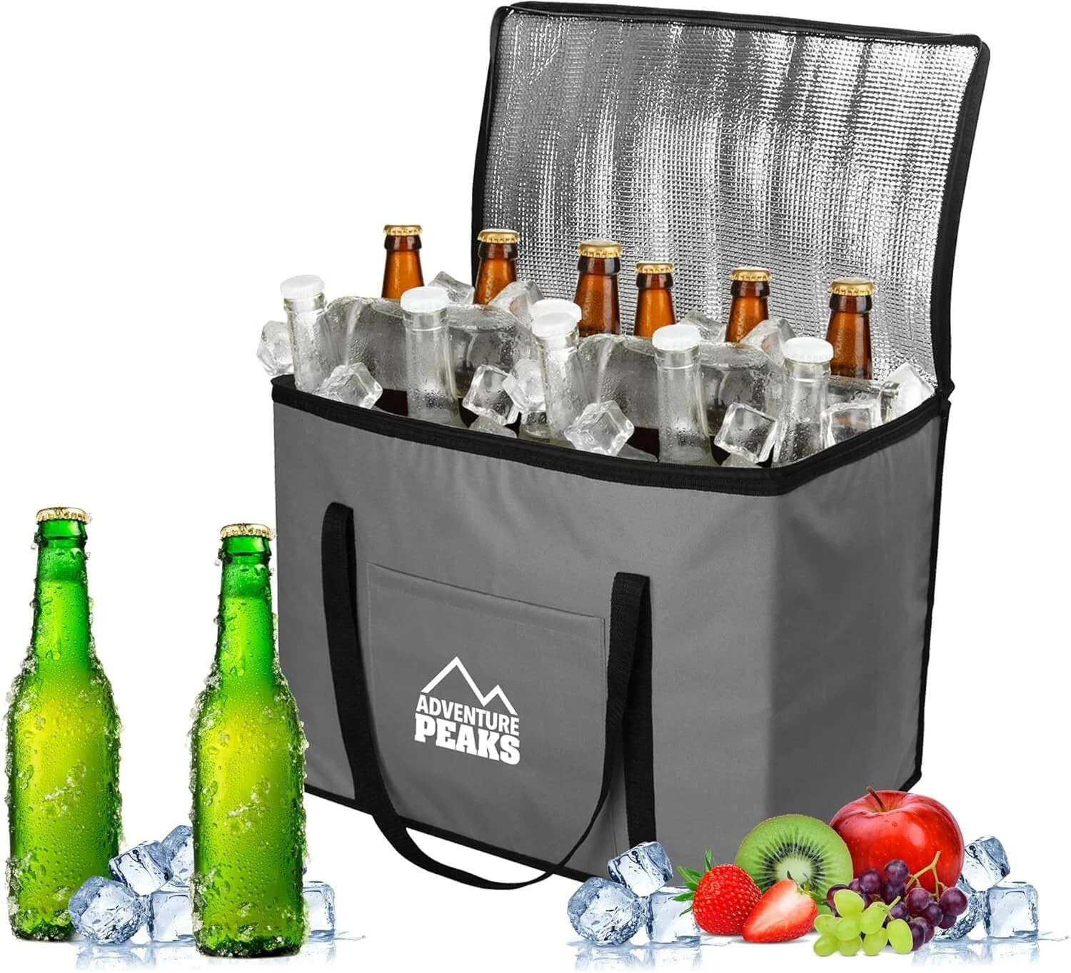 Insulated Cooler Cool Cooling Bag Box Picnic Camping Food Drink Ice Carrier 30L