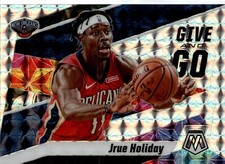 2019-20 Panini Mosaic Basketball - JRUE HOLIDAY  GIVE AND GO Silver Mosaic Prizm