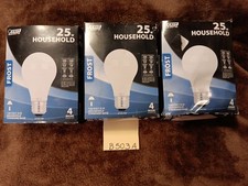 12 Feit 25W Frosted A19 Bulbs