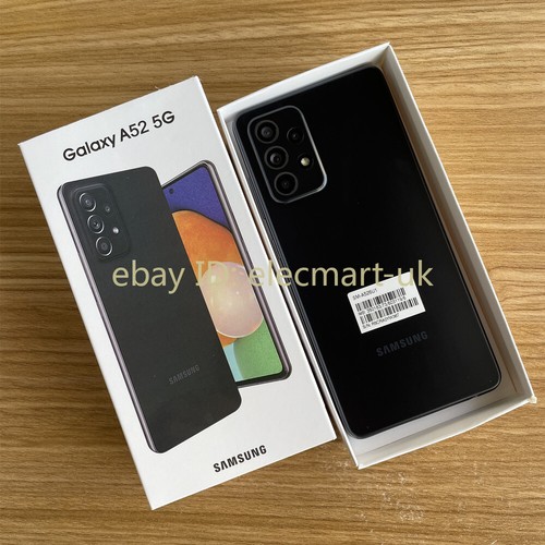 Unlocked Samsung Galaxy A52(5G) SM-A526U 128GB+6GB New Sealed Smartphone - 第 2/21 張圖片