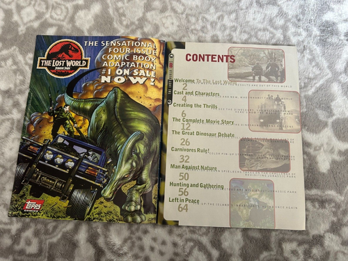 The Lost World Jurassic Park Comic Book and Official Souvenir Magazine - Picture 5 of 5