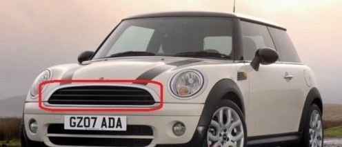 Griglia Anteriore Mini Cooper R55 R56 R57 2009 Mascherina Cofano 51