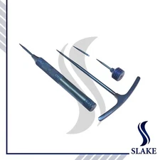 Dental Screw Root Extraction Periotome Set 4 Pieces Dentist Tools Equipment CE