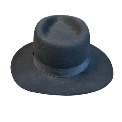 Biltmore For Madewell black 100% wool bow detail bucket hat one size Madewell x Biltmore Montana Cowboy Felt Wool Hat Small  main image 3