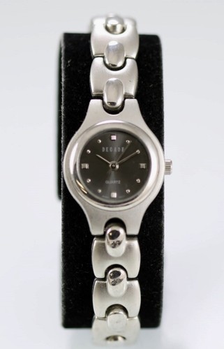 MASTOP Orologio Donna Quarzo Acciaio Inox - Quadrante Blu Scuro, Cinturino Argento, Impermeabile 30m