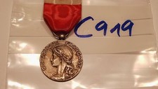 Orden Frankreich Medaille Travail Commerce Industrie silbern (c919)