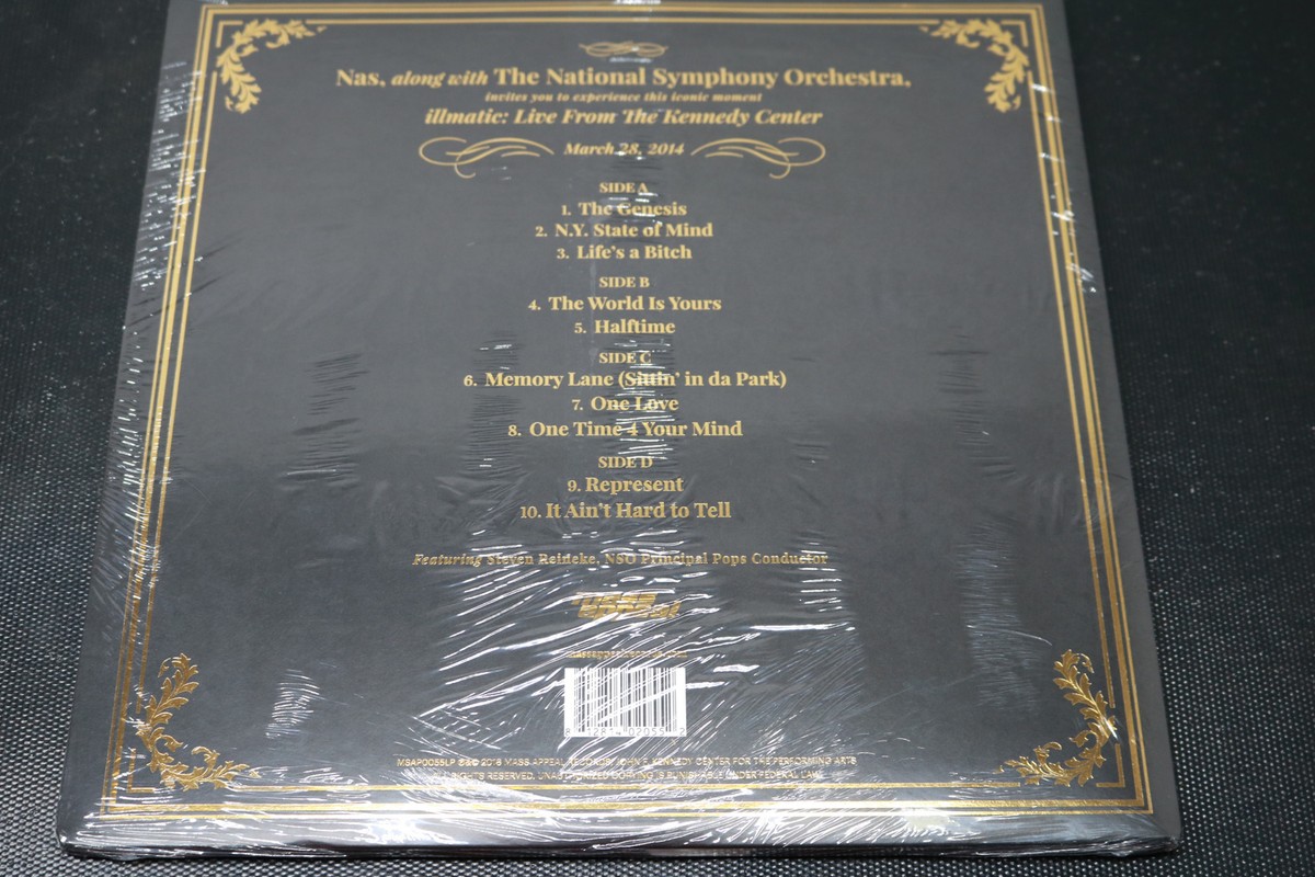 Nas Illmatic Live from the Kennedy Center 2X LP Double