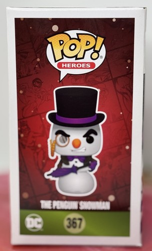 Funko POP! DC Super Heroes Il Pupazzo di Neve Pinguino #367 Esclusivo Hot Topic - Foto 3 di 7