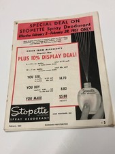 Vintage Catalog McKesson Profitunities 1951 Stopette Spray, Burma Shave & More