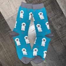 PET LOVERS UNISEX DOG LOVERS POODLE NOVELTY DESIGN SOCKS SOCK DADDY