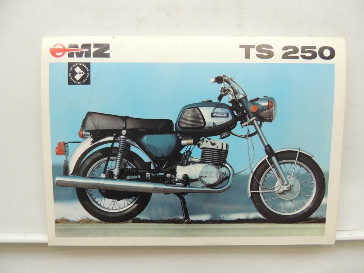 1974 OMZ TS250 TS150 Brochure With Specifications L9400 | eBay