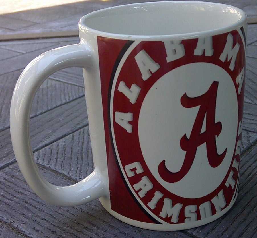 Alabama Crimson Tide BIG SMALL LOGO 11 OZ COFFEE MUG CERAMIC