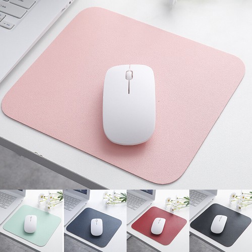 Mausmatte Mäusepad rutschfest PU Leder PC Computer Laptop Schreibtisch Büro Mousepad