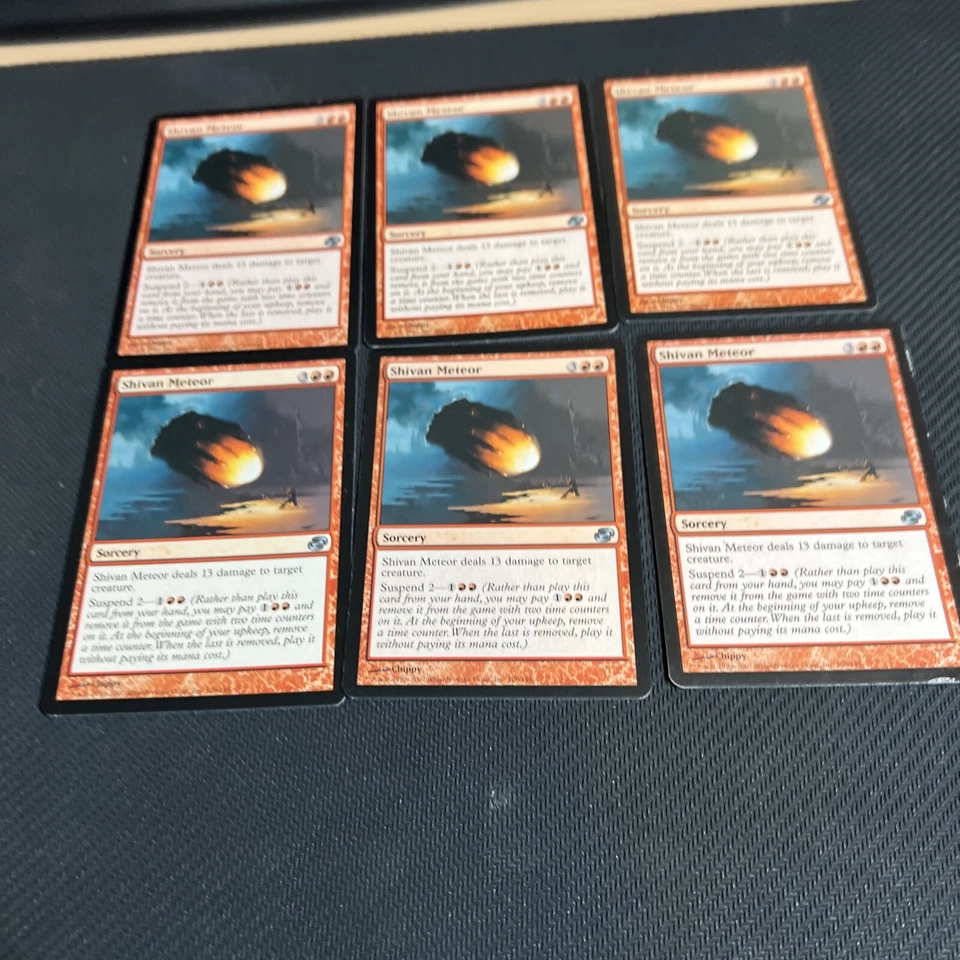 Shivan Meteor Magic The Gathering Mtg Planar Chaos Card 6 - Image 4 of 4