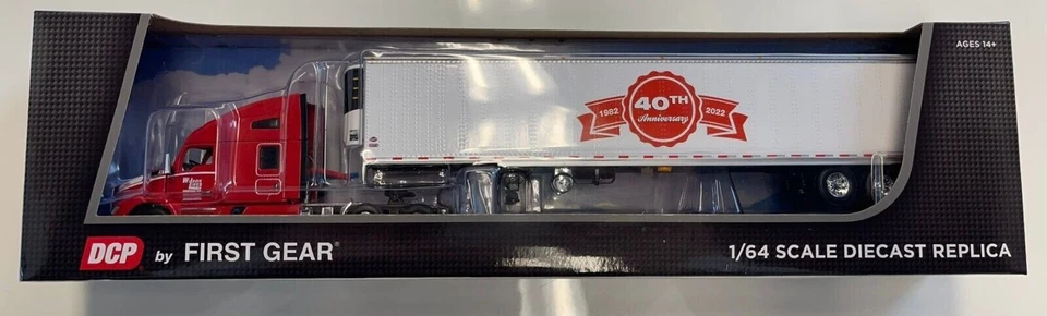 DCP First Gear 1/64 Kenworth T680 Wilson Lines Inc. Limited Anniversary Edition  - Image 4 of 4