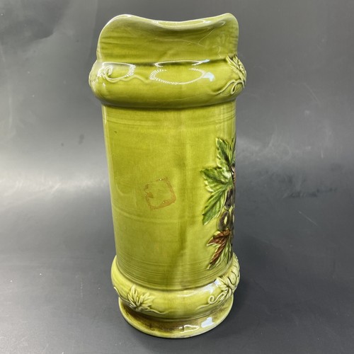 Vintage Geo Z Lefton 4459 Japan Ceramic Hand painted Fruit Pitcher Art Pottery - Picture 7 of 14