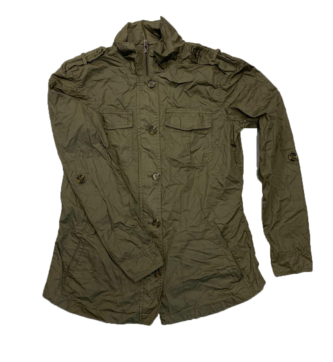 Buffalo David Bitton Women's Lightweight Military Jacket Army Green eBay