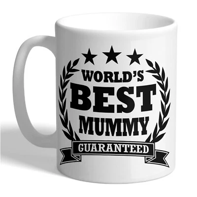 WORLDS BEST MUMMY MUG Ceramic Coffee Tea Cup Mothers Day Birthday Gift Present