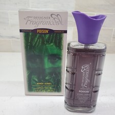 POISON by Designer Fragrances Eau De PARFUM SPRAY USA Made 3.4 Fl Oz Glass Botl