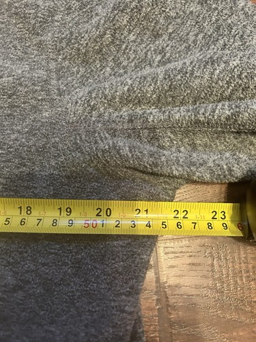 Eddie Bauer Men’s M Grey Fleece Under Layer Lightweight Long Sleeve Pull Over - Picture 6 of 10