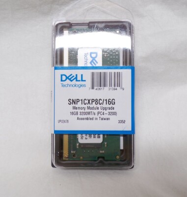 メモリー Dell 16GB DDR4 SODIMM 3200 MT/s Dell Memory Upgrade - 16 GB - 2Rx8 DDR4 RDIMM 3200 MT/s