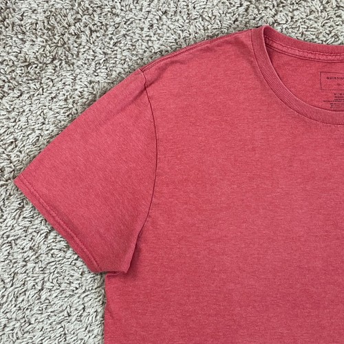 QUIKSILVER Red Double-Sided Logo Graphic-Print Short-Sleeve Crew Neck Tee Mens M - Picture 7 of 17