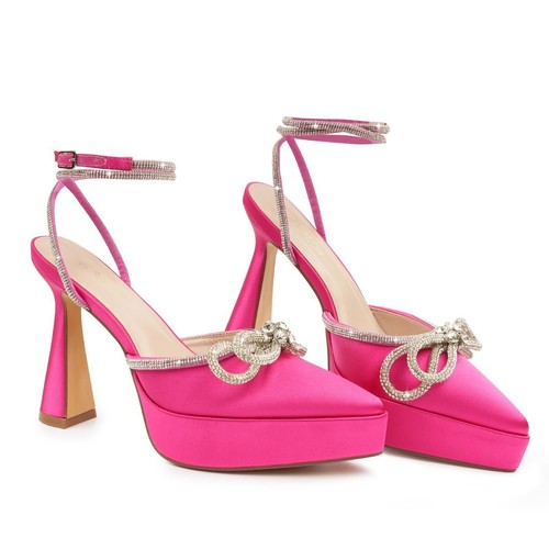 JENN ARDOR Women's Sexy Stilettos High Heel Platform Sandals Ankle Strap Shoes - Picture 14 of 14