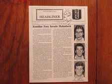 SAM SKARICH/KEVIN HAIRE  Signed 1983  St. Cloud  State  Men's Basketball Program