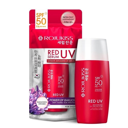 Set of 2 pcs X 40 ml Rojukiss Firm Poreless UV Serum SPF 50 PA++++ sunscreen NEW - Picture 7 of 11