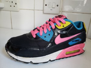 nike pink leather trainers