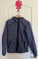 Youth Champion windbreaker holographic purple green, size 12-14 Jacket CLEAN