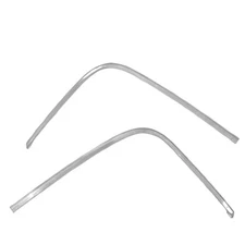 1966 1967 Chevy Chevelle Convertible Top Well Moldings Pair - M1441