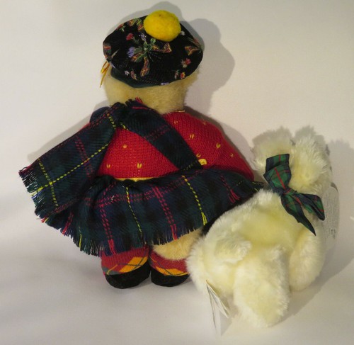 NWT MUFFY VANDERBEAR "A Highland Fling" SCOTTISH BEAR and SCOTTY DOG "Lulu" - Picture 5 of 8