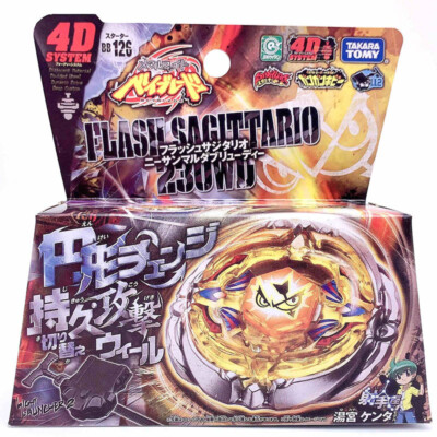 TAKARA TOMY Flash Sagittario 230WD Metal Starter Beyblade Set BB126 New In Stock