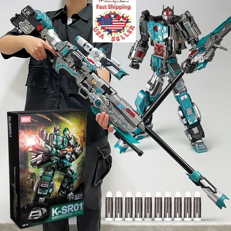 NBK 審判者 54CM ロボット 可変形 KSR-01 緑色限定版 Amazon.co.jp: NBKtoys TF K-SR01 審判者 2024シリーズ 超大