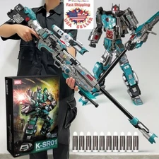 New NBK K-SR01 King Of The Sniper Gun Prime Transform Robot Action Figure USA