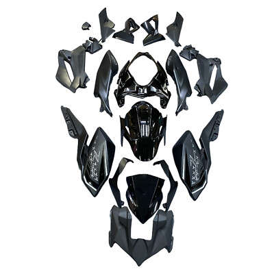 Amotopart Fairing Kit For Kawasaki Z400 2018-2024 Matte Gloss Black