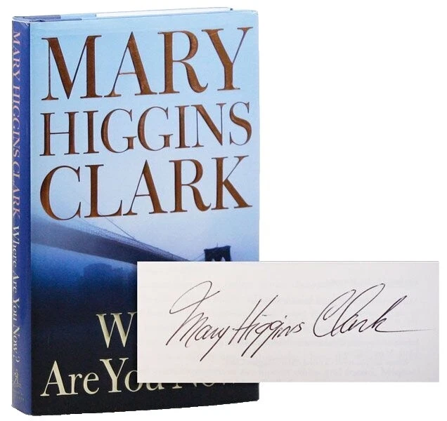Capa Dura Mary Higgins Clark Assinado Antiguidades e colecionáveis books