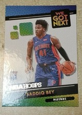 2020-21 NBA Hoops Basketball #19 WE GOT NEXT ROOKIE!!! Saddiq Bey! PISTONS!!!