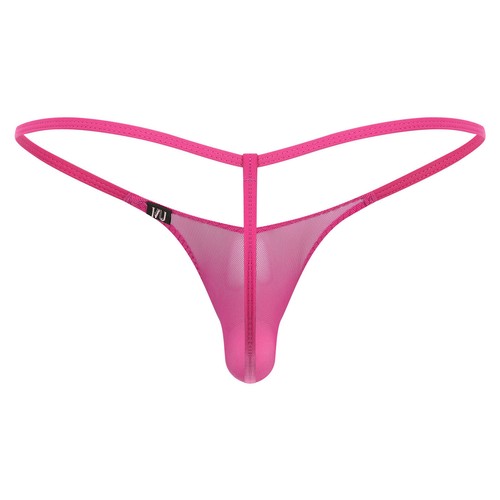 Mens T-Back Underpants Thong Bulge Pouch Briefs Solid Color Underwear Sheer Gay - 第 45/115 張圖片