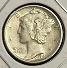 1941 S  Mercury Dime circulated 90% Silver XF Extra Fine to AU