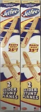 Lot of 2 Guillow's Jetfire Twin Packs (4 Balsa Wood Toy Gliders Total)  GUI-32-2