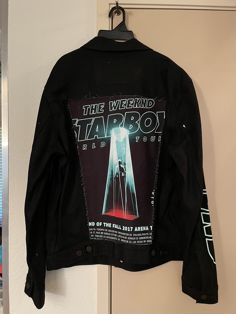 The Weeknd XO x Levi's Starboy Legend Of The Fall 2017 Denim Jacket Men's  Size M