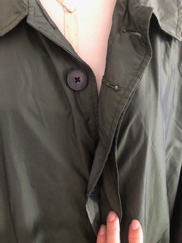Jack Wills original spolverino trench verde donna tg L /woman trench - Foto 4 di 9