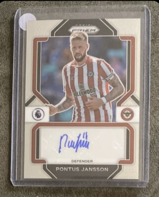 2022-23 Panini Prizm EPL Pontus Jansson Signatures Auto Brentford